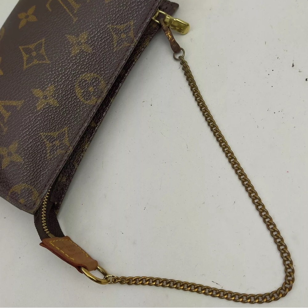 SOLD SOLD Louis Vuitton LV Accessory pouch  Bucket pouch Brown Monogram - Picture 5 of 11